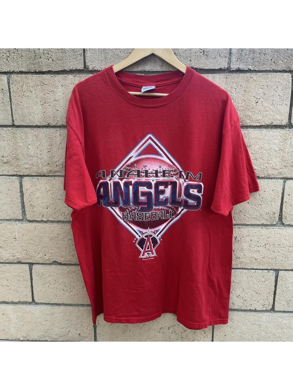 2002 Angels baseball y2k graphic tee | size CL